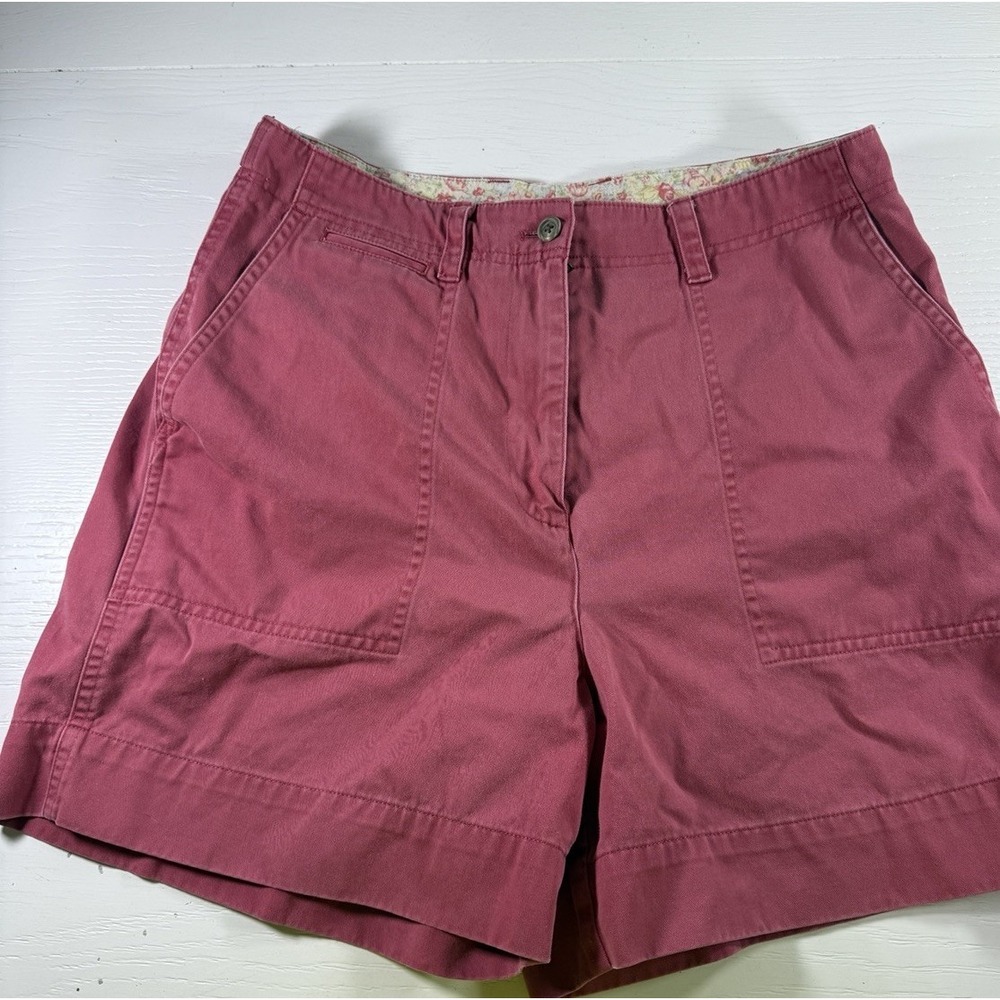 Vintage Lauren Ralph Lauren LRL Chino Shorts Womens Size 8 Pink 5" Inseam Preppy